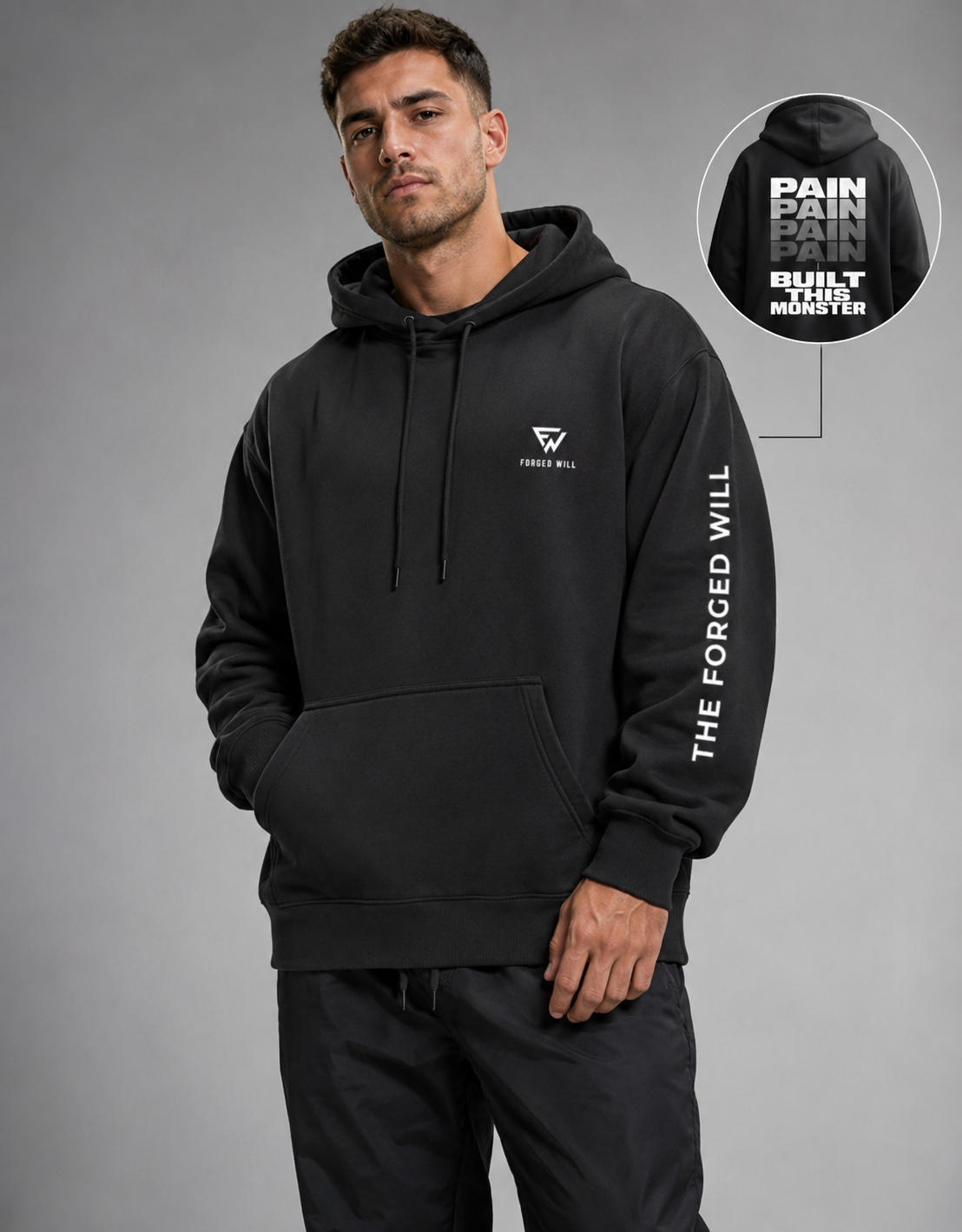 PAIN - Unisex Oversized Hoodie