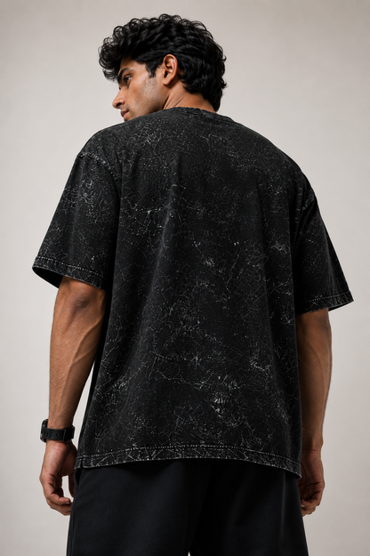 FEARLESS - Acid Washed Oversized Tee